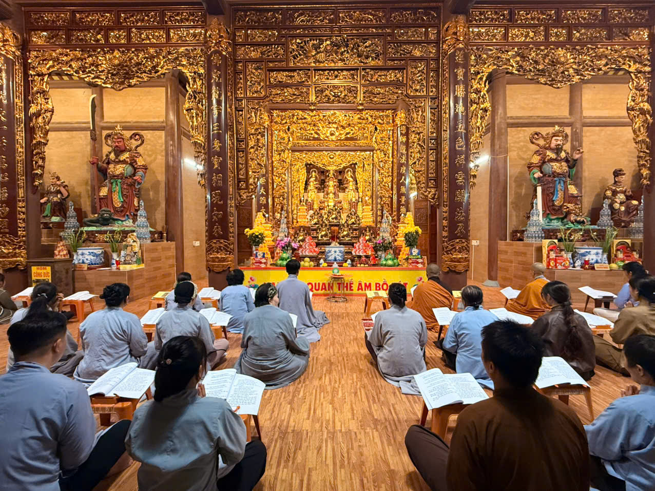HÌNH ẢNH KHOÁ LỄ SÁM HỐI TẠI CHÙA BẦU THÁNG 08 NĂM ẤT TỴ