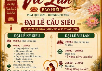 ĐẠI LỄ VU LAN BÁO HIẾU 2026 – ĐẠI LỄ CẦU SIÊU TẠI CHÙA VẠN PHÚC, PHÚ THỌ