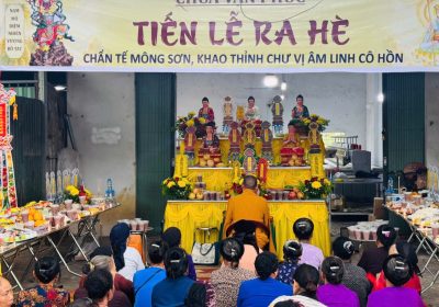 KHÓA LỄ RA HÈ – LỄ TẠ QUÁ TẠI CHÙA VẠN PHÚC ĐÃ VIÊN MÃN